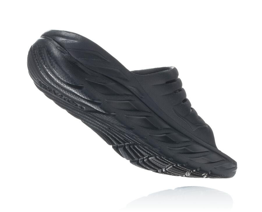 Hoka One One Ora Recovery Tofflor Dam - Svarta - IZCEF-7564